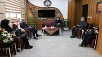 تبریک رئیس مرکز بهداشت شهرستان سمنان به دکتر دانائی رئیس دانشگاه به مناسبت روز پزشک